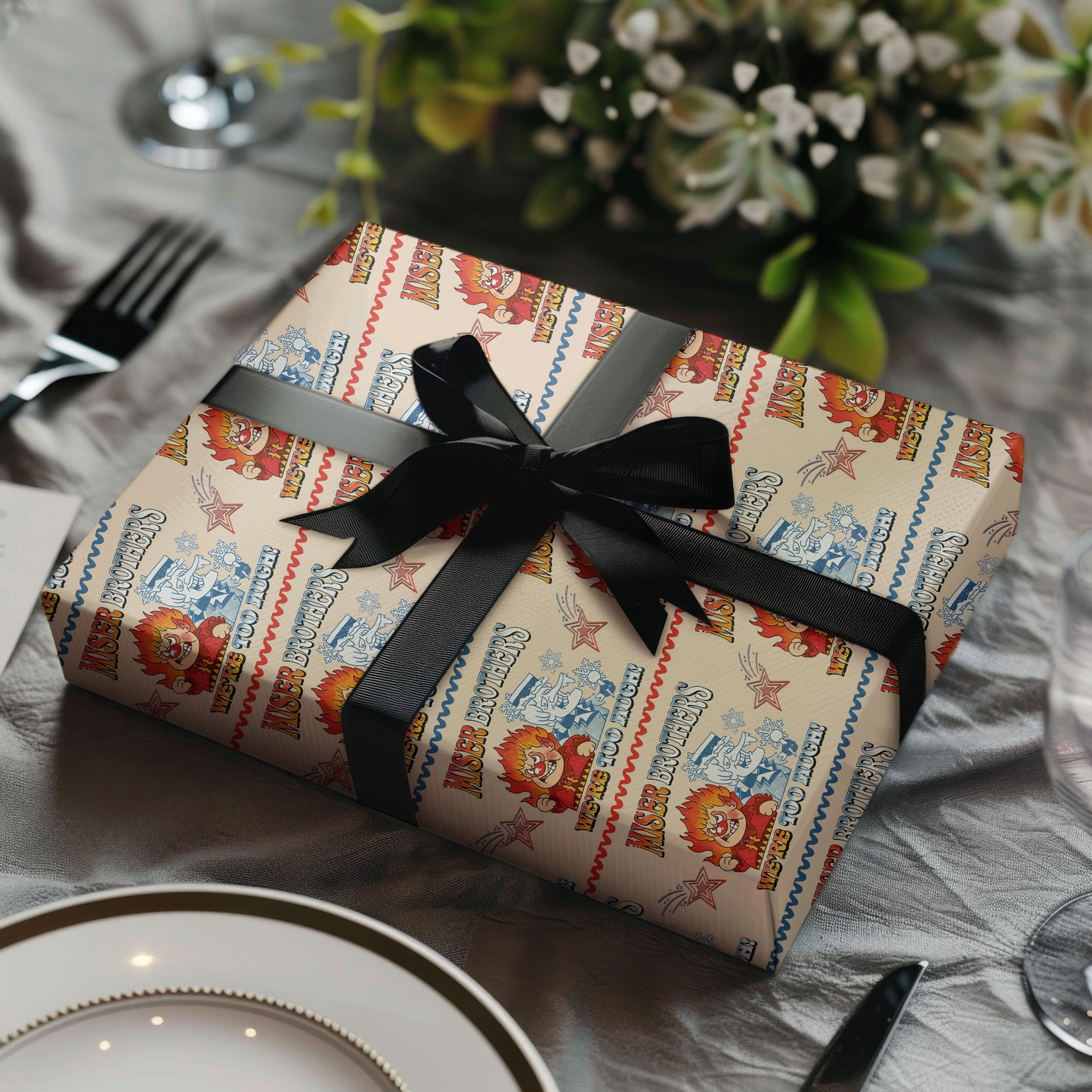 A Miser Brothers' Christmas Gift Wrap