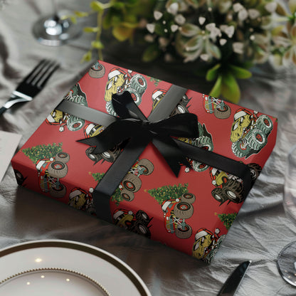 Monster Truck Christmas Wrapping Paper Gift