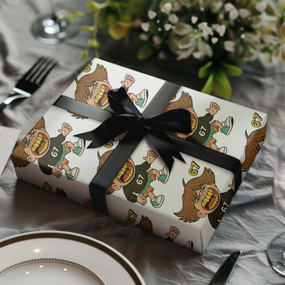 6 7 Meme Wrapping Paper