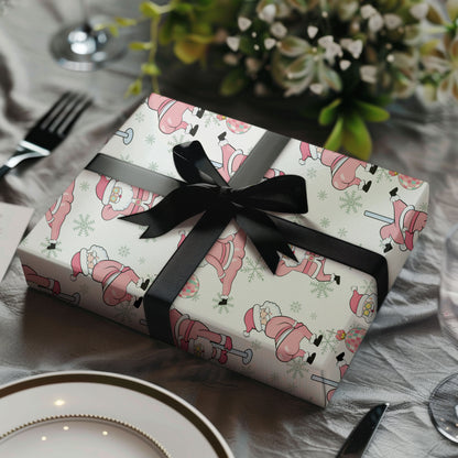 Funny Santa Wrapping Paper