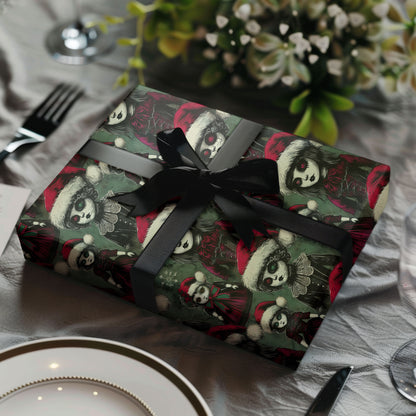 Gothic Christmas Wrapping Paper Roll