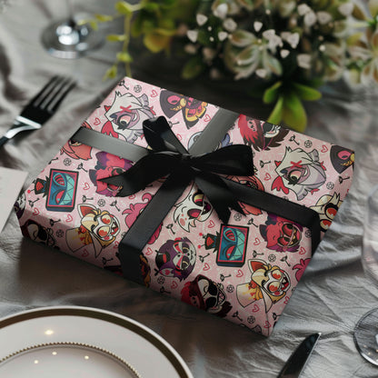 Hazbin Hotel Wrapping Paper Gift For Birthday