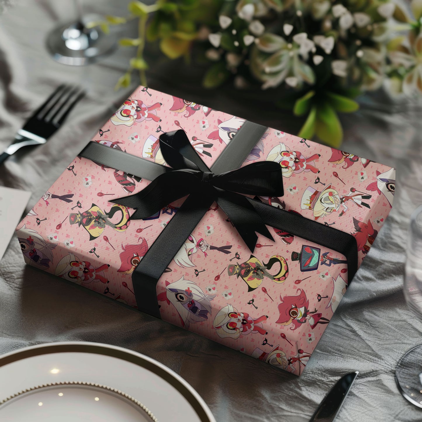 Hazbin Hotel Wrapping Paper Gifts