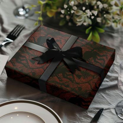 Krampus Gothic Christmas Wrapping Paper