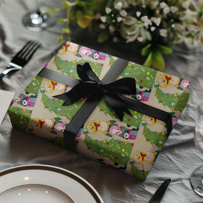 Adventure Time Wrapping Paper Xmas Gift