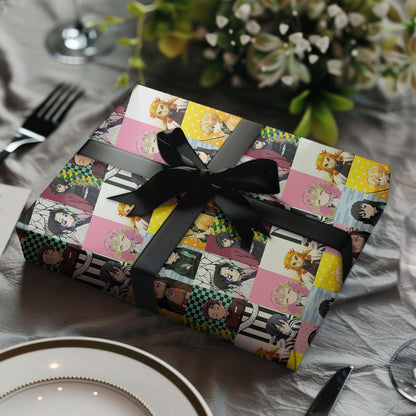 Demon Slayer Wrapping Paper Holiday Gift