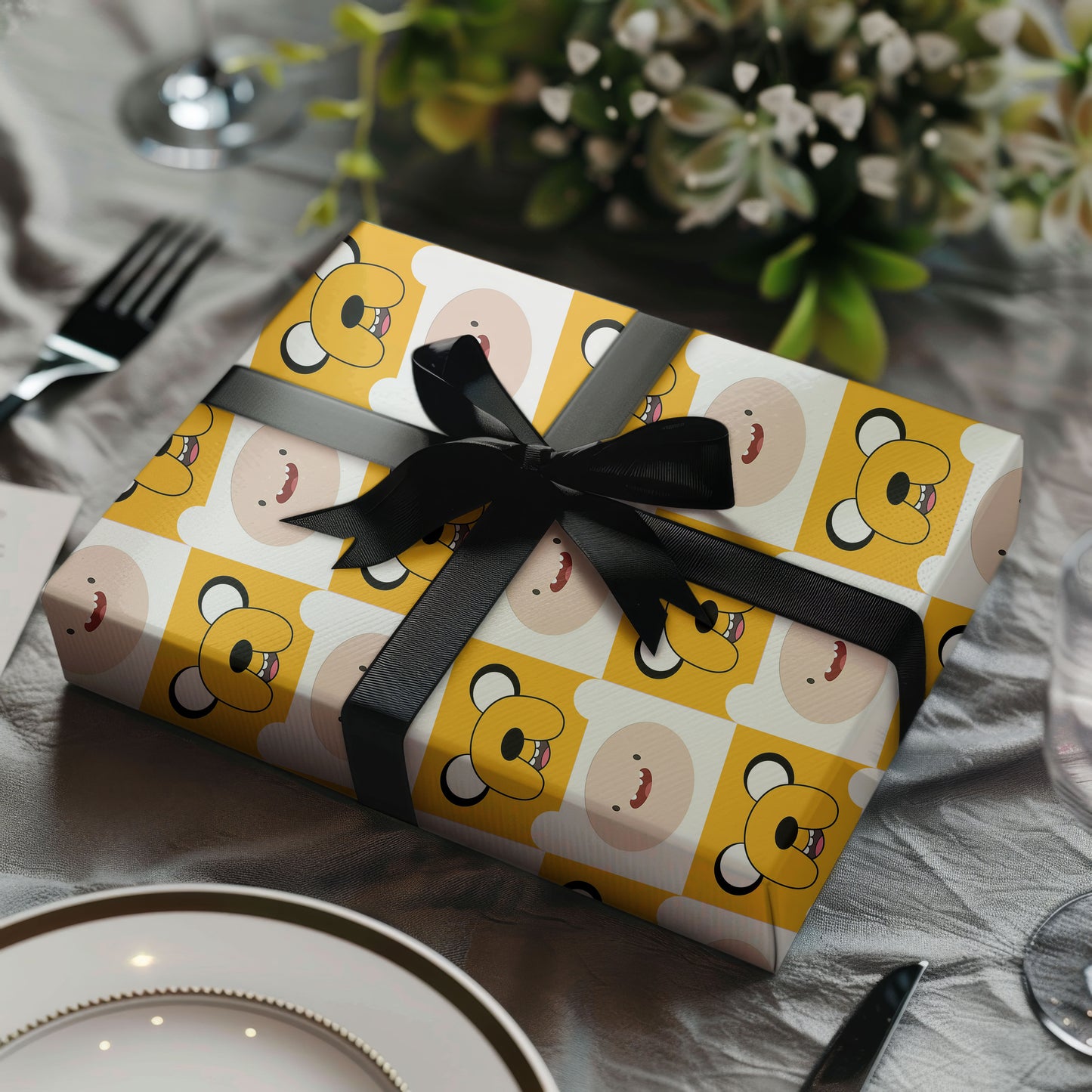 Adventure Time Xmas Wrapping Paper Roll