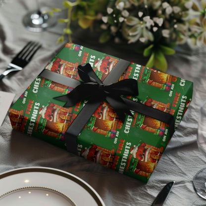 Cheerful Santa Xmas Wrapping Paper for Fun Gifts