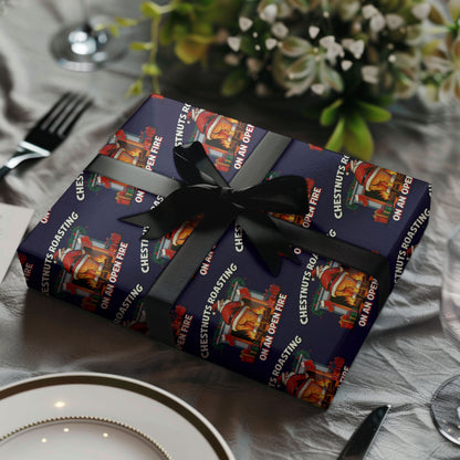 Santa Christmas Gift Wrap Roll