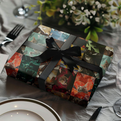Cat Christmas Wrapping Paper