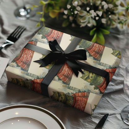 Godzilla Christmas Wrapping Paper Rolls