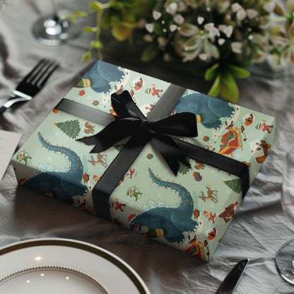 Godzilla Kaiju Edo Japanese Era Xmas Paper