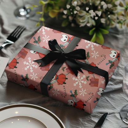 Silksong Inspired Holiday Wrap Dark Gothic Xmas Paper For Fans