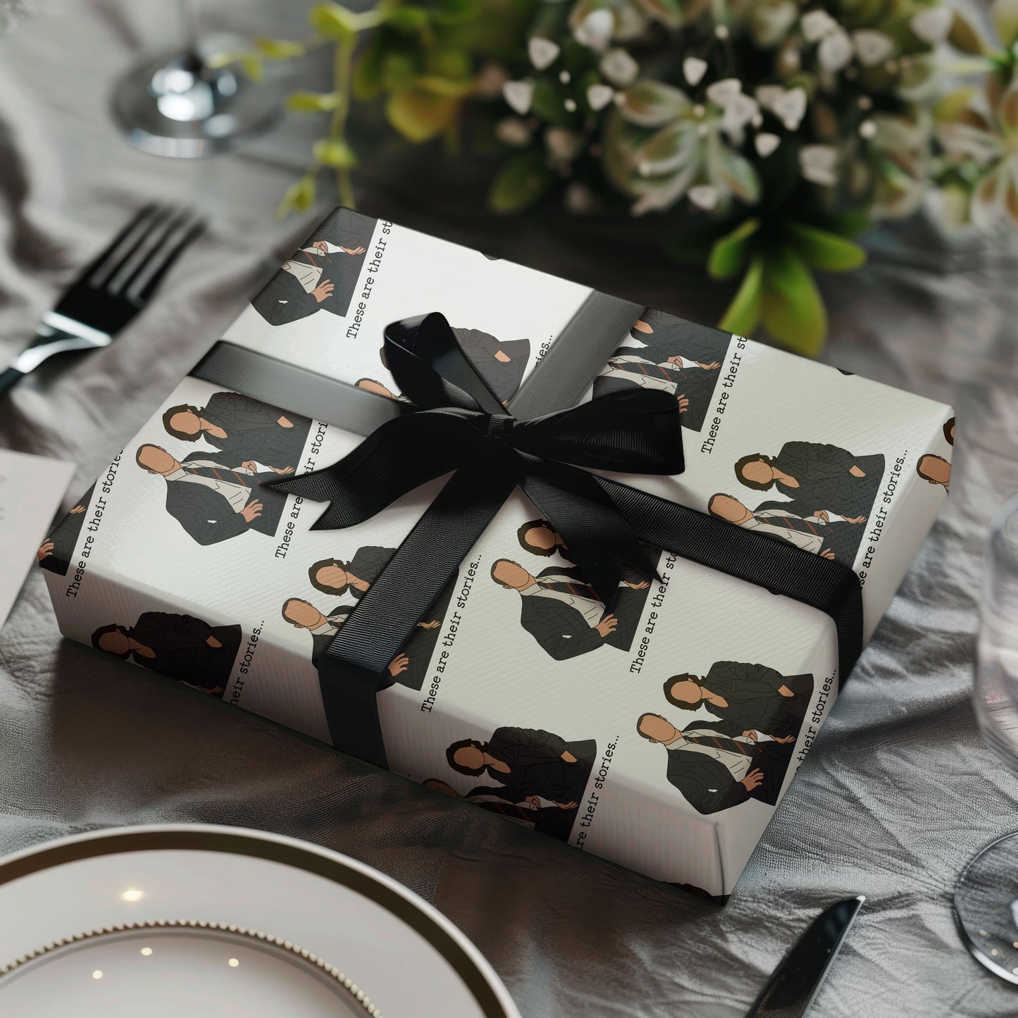 Law And Order Wrapping Paper, Pop Culture Gift for Fans