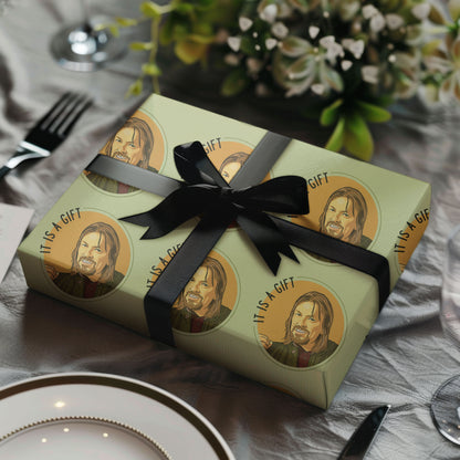 It's A Gift Wrap Gifts, Funny Meme Christmas Movies Character Wrapping, Xmas Gift Wrap