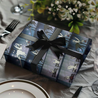 Silksong Hollow Knight Wrapping Paper Dark Fantasy Xmas Wrap
