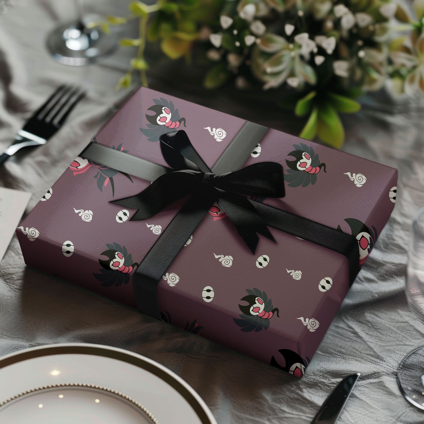 Hollow Knight Gamer Wrapping Paper Silksong Xmas Gift Wrap