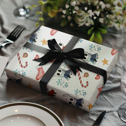Hollow Knight Gift Wrap Silksong Paper Roll Gothic Holiday