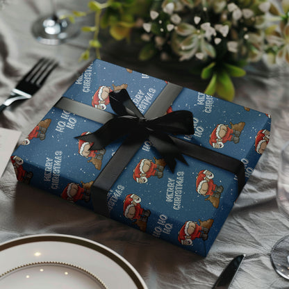 Santa Ho Ho Ho Wrapping Paper