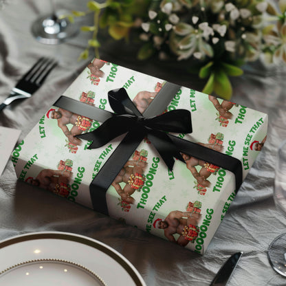 Barry Wood Santa Christmas Wrapping Paper