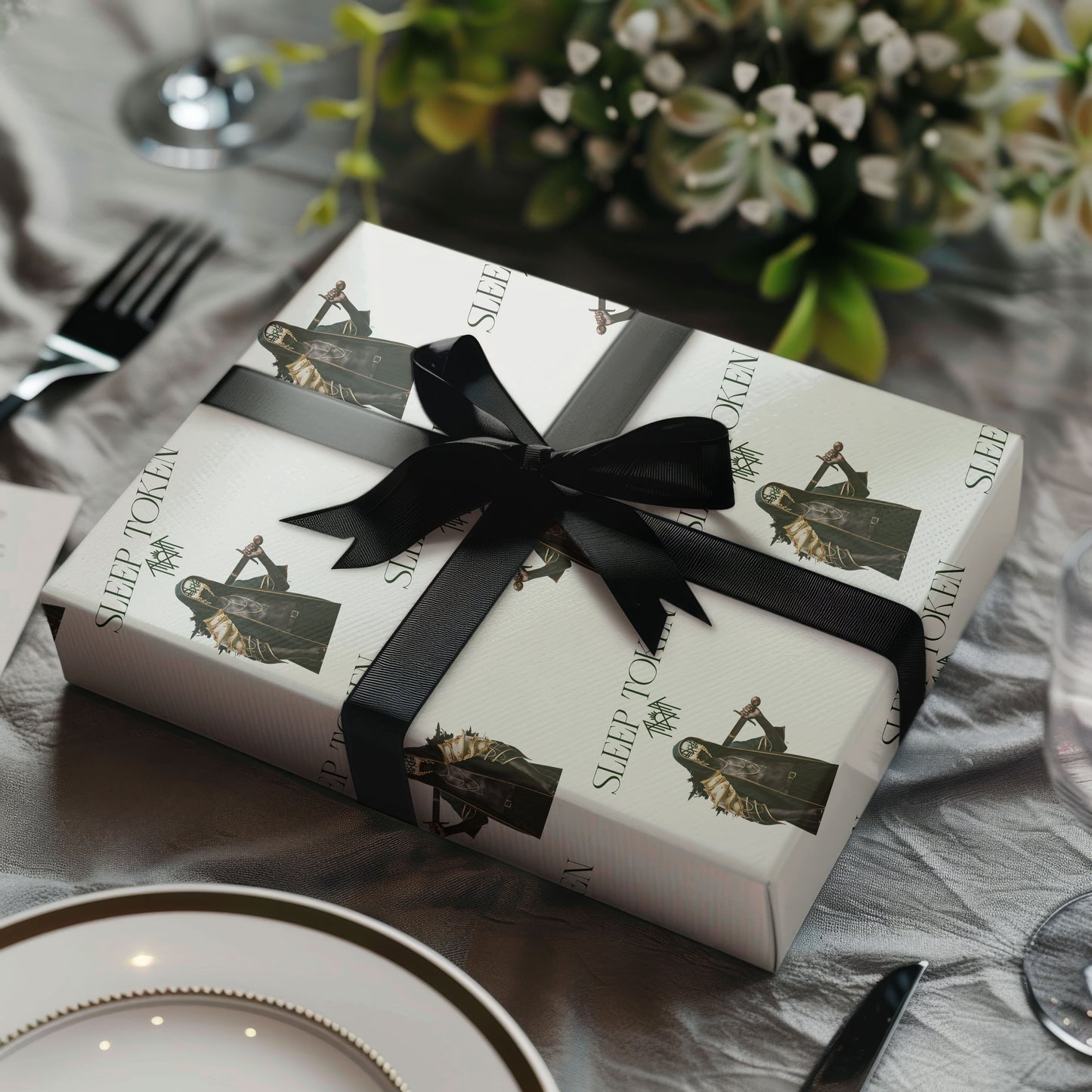 Sleep Token Wrapping Paper Birthday Gift