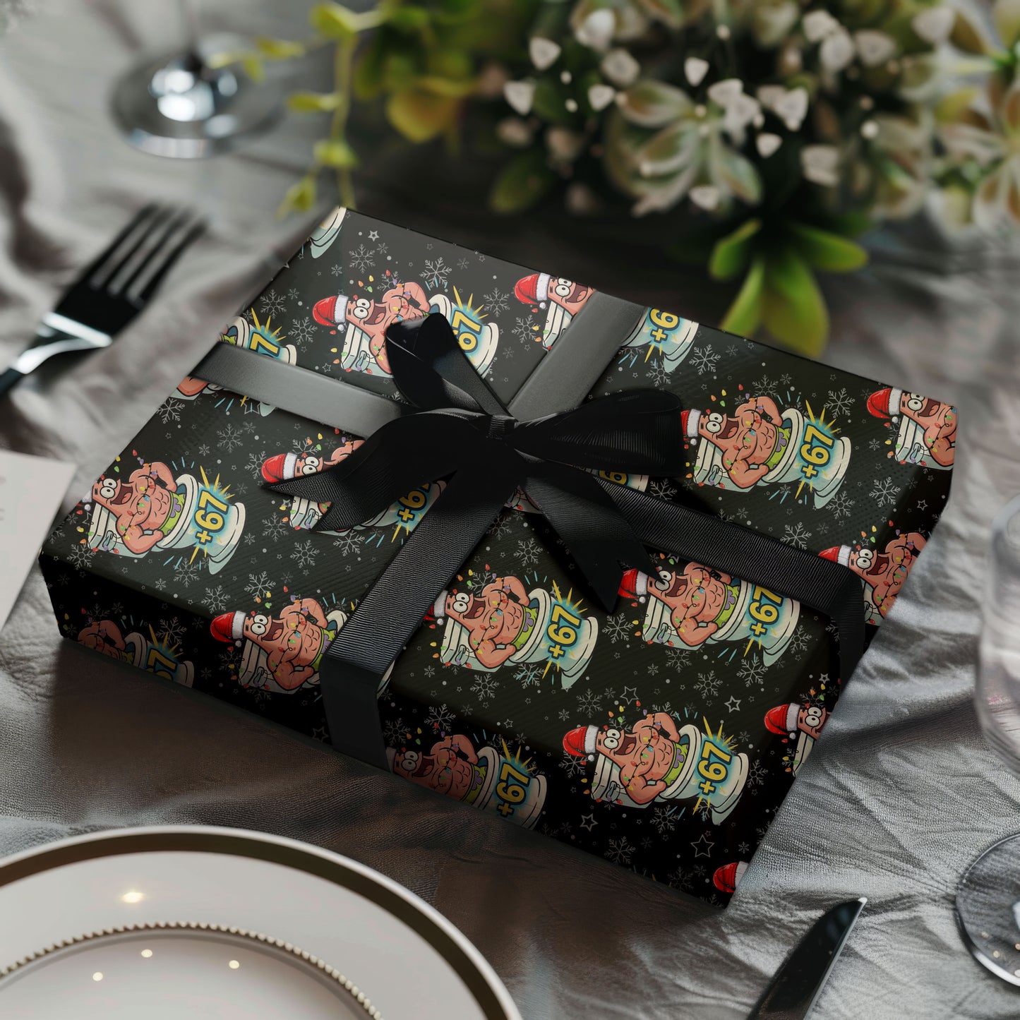 Patrick Star 67 Christmas Wrapping Paper
