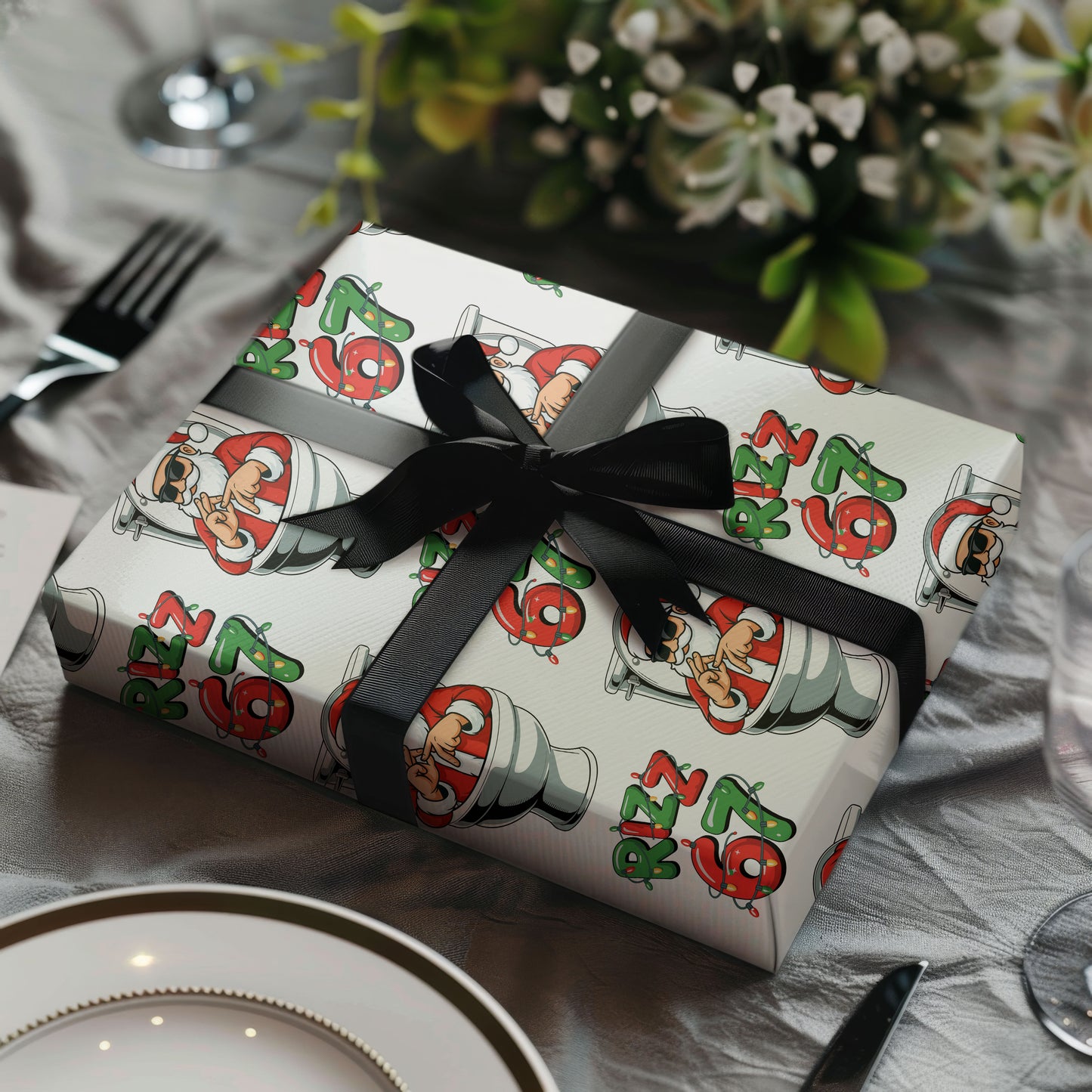Santa Rizz 67 Wrapping Paper