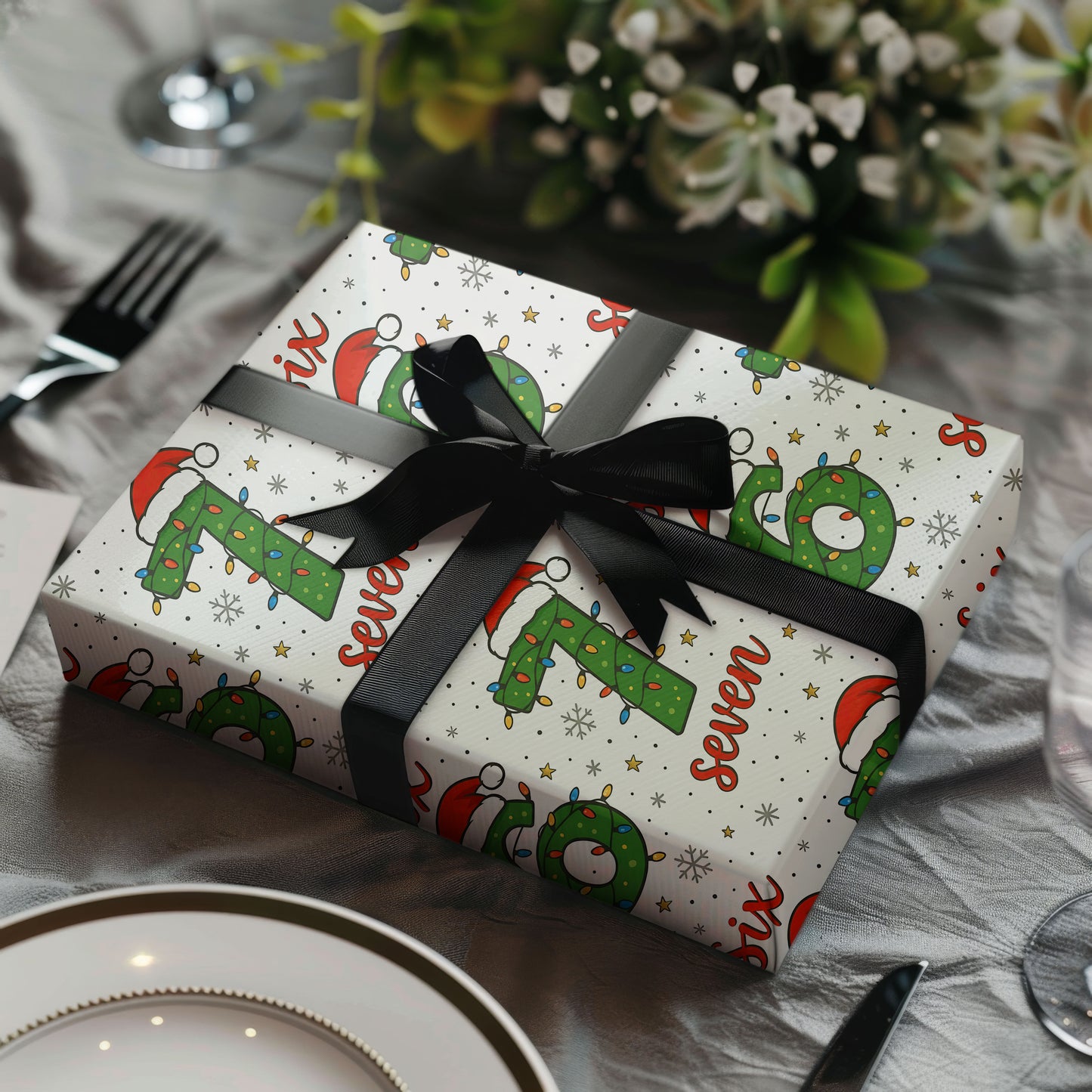 67 Santa Hat Christmas Gift Wrap