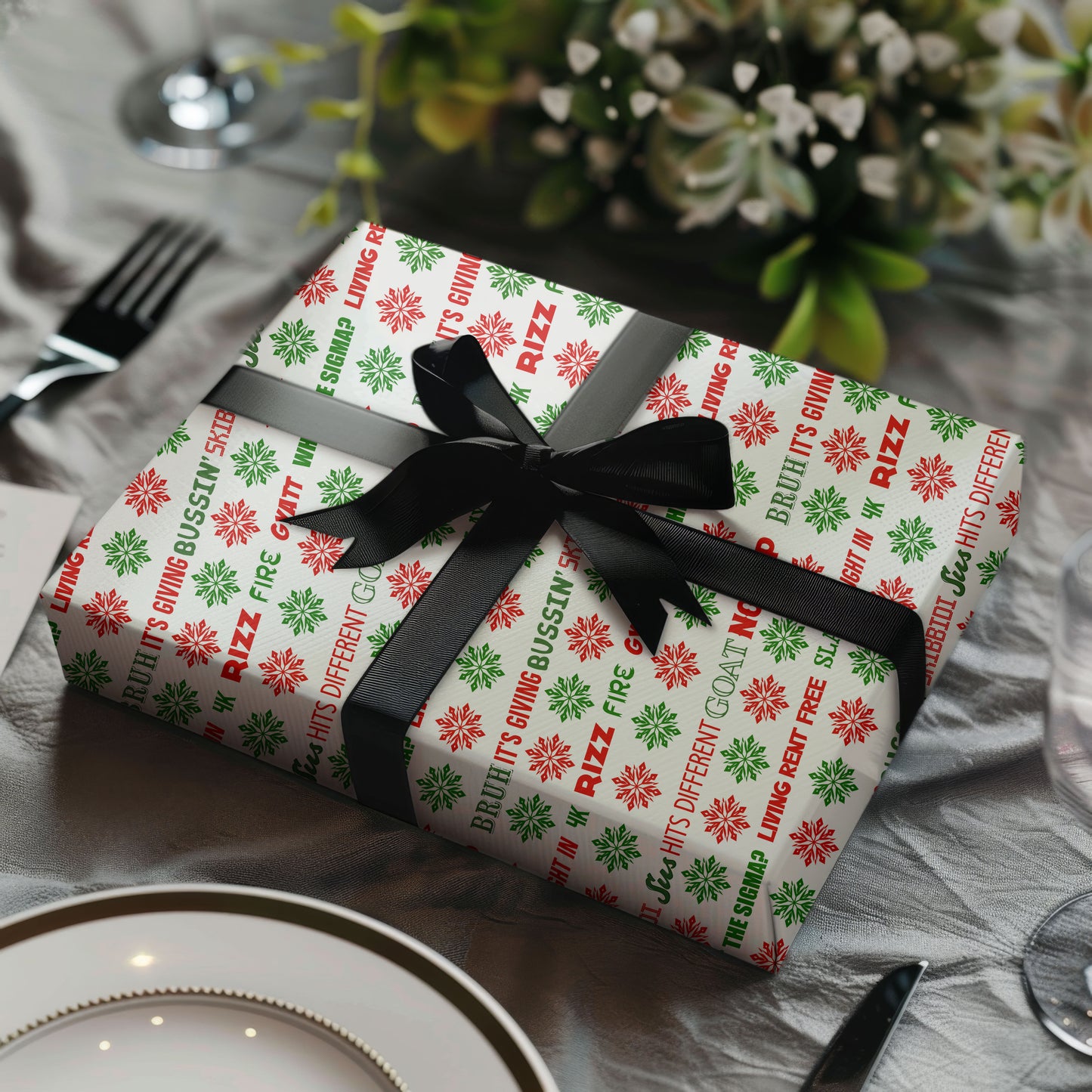 Meme Slang Wrapping Paper