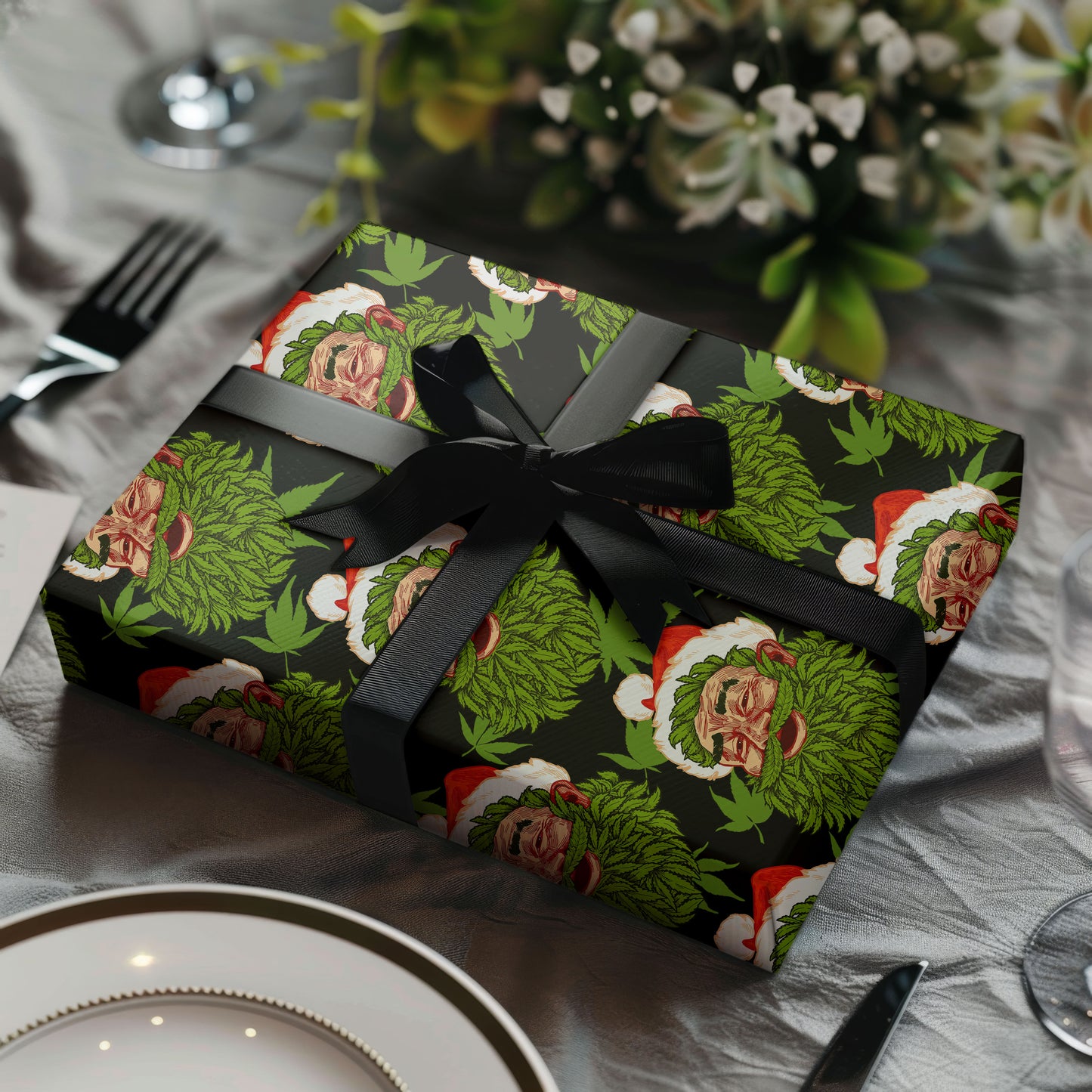 Cute Santa Wrapping Paper