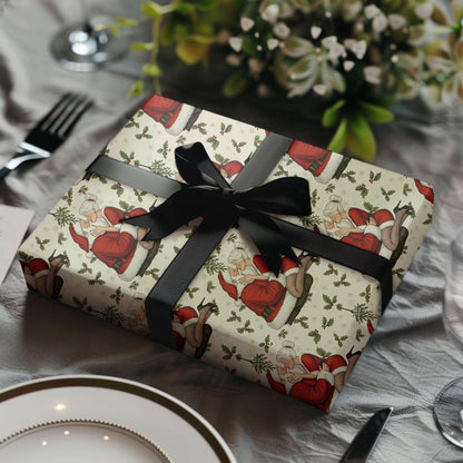 Funny Santa Wrapping Paper