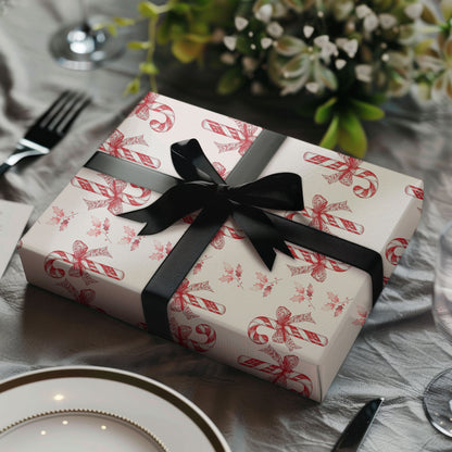 Candy Cane Wrapping Paper