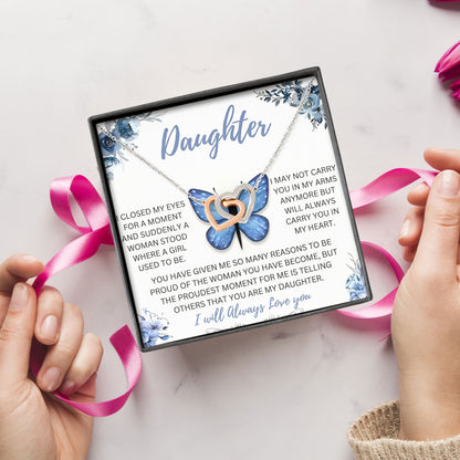 To My Daughter Necklace Mother's Day Gifts