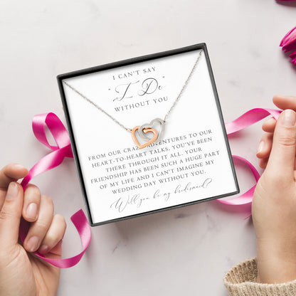 I Can't Say Without You Necklace Gift