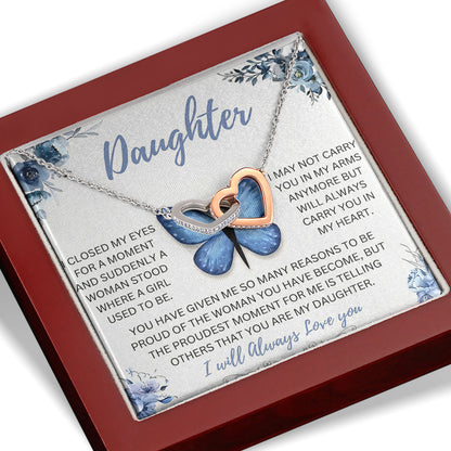 To My Daughter Necklace Mother's Day Gifts