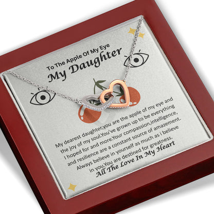 To My Daughter Necklace Gifts