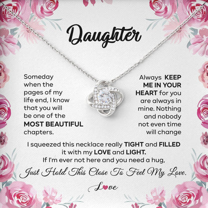 To My Daughter Necklace from Mom with Love