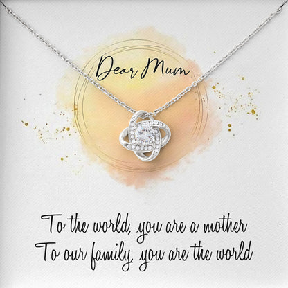 Dear Mom Necklace, Valentine's Day Birthday Gifts Ideas, Loving Mother Keepsake, Mother Gift