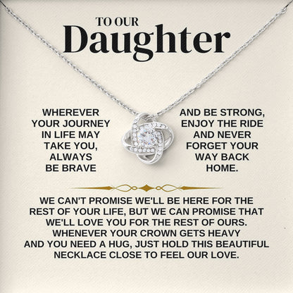 To My Our Daughter Meaningful Jewelry Gift