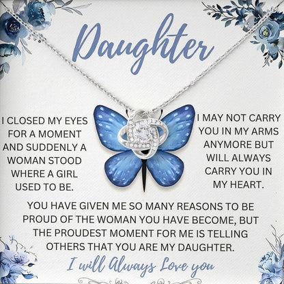 To My Daughter Necklace Mother's Day Gifts