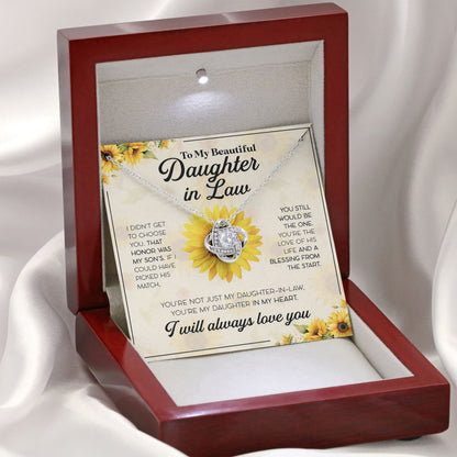 To My Beautiful Daughter In Law Necklace