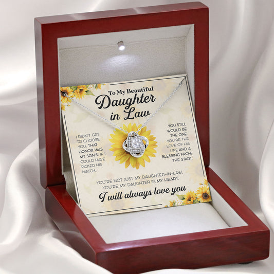 To My Beautiful Daughter In Law Necklace