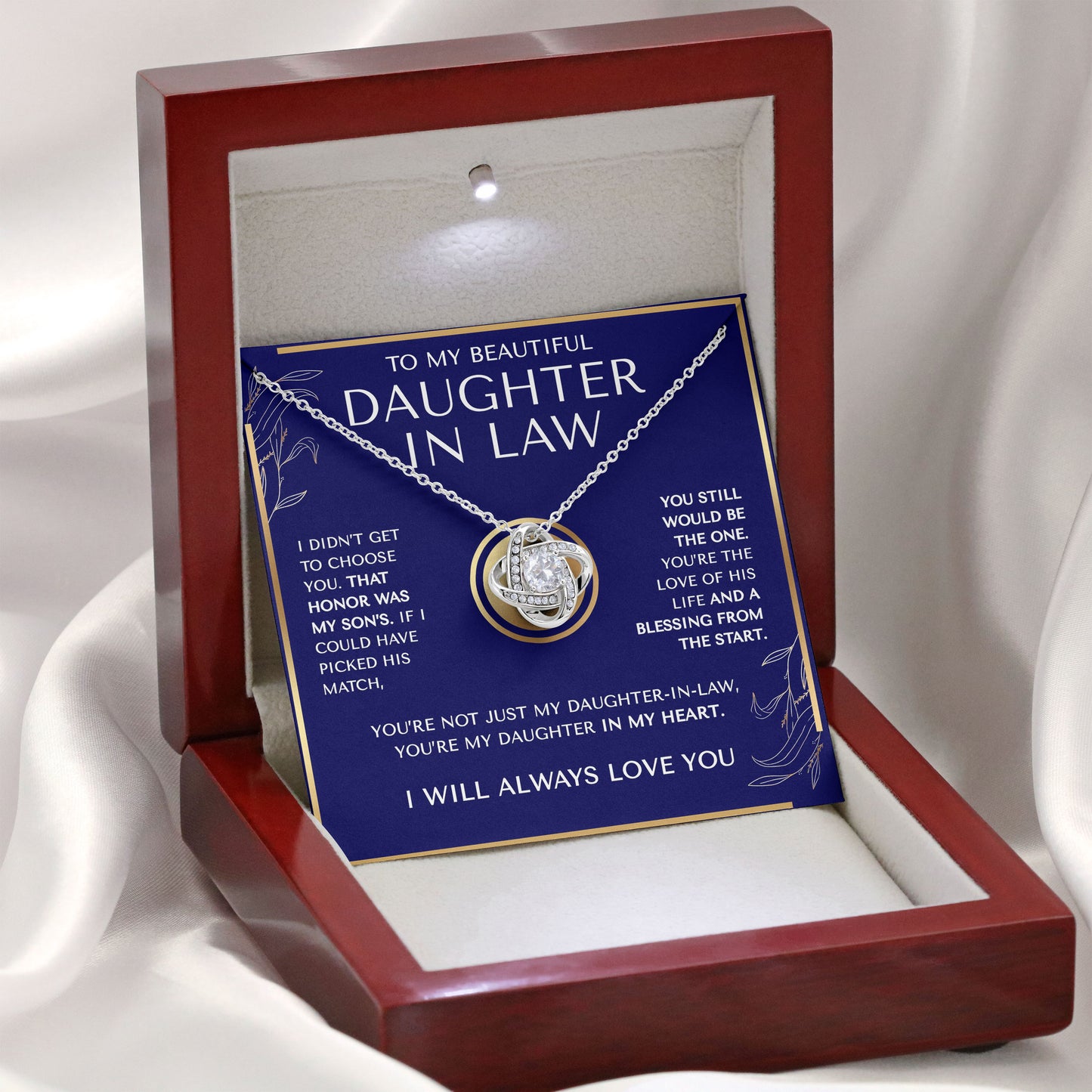 To My Daughter Necklace From Dad Sentimental Birthday Valentine's Day Gift for Her
