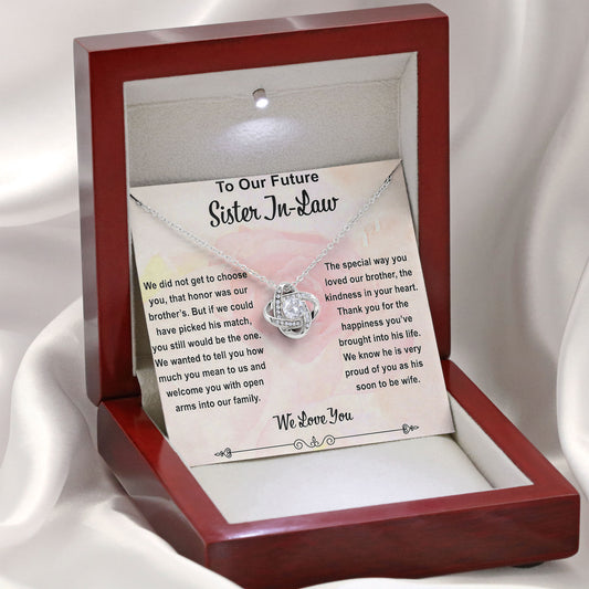 To Our Future Sister In Law Necklace Meaningful Jewelry Gift