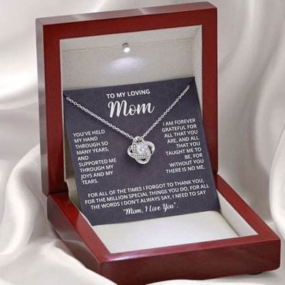 To My Loving Mom Necklace Mother’s Day Keepsake