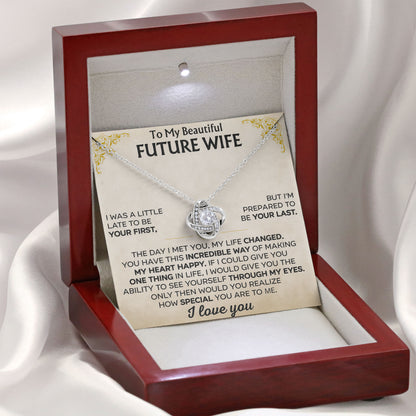 To My Beautiful Wife Necklace Gift From Husband
