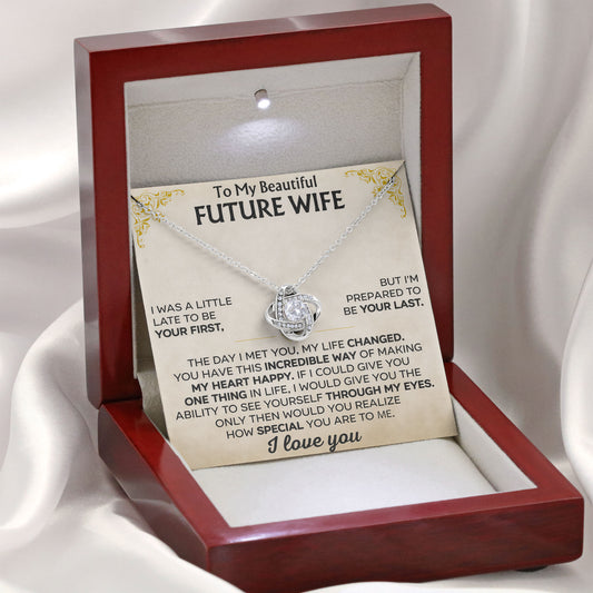 To My Beautiful Wife Necklace Gift From Husband