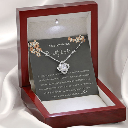 To My Boyfriend's Beautiful Mom Meaningful Jewelry Gift