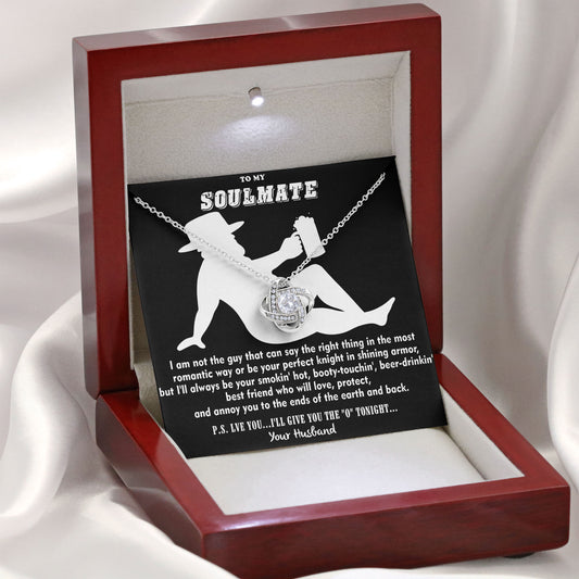 To My Soulmate Love Necklace Jewelry