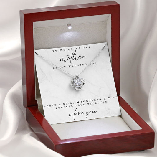 To My Beautiful Mother Necklace Gift from Son, Daughter